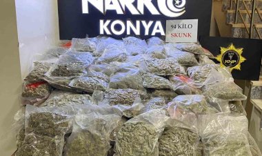 94 kilo uyuşturucu ele geçirildi