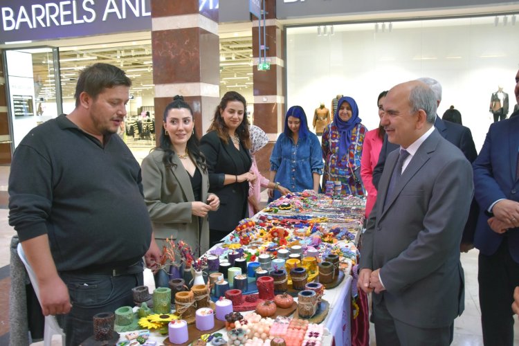 Konya'da 'Sanatla Sağlığa' sergisi açıldı