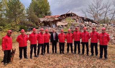 ILGIN BELEDİYESİ ARAMA KURTARMA EKİPLERİ  TATBİKATLARA DEVAM EDİYOR