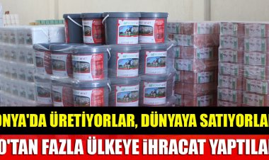 40'tan fazla ülkeye ihracat yaptılar