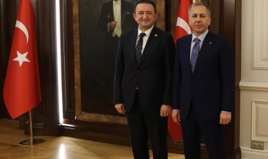 Barış Bektaş'tan İçişleri Bakanı Ali Yerlikaya'ya Ziyaret
