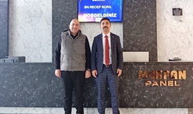 Mekpan Panel’e, Vergi dairesi  Başkanı Bora’dan ziyaret
