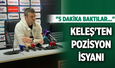 Konyaspor'da Hakan Keleş'ten hakem eleştirisi!