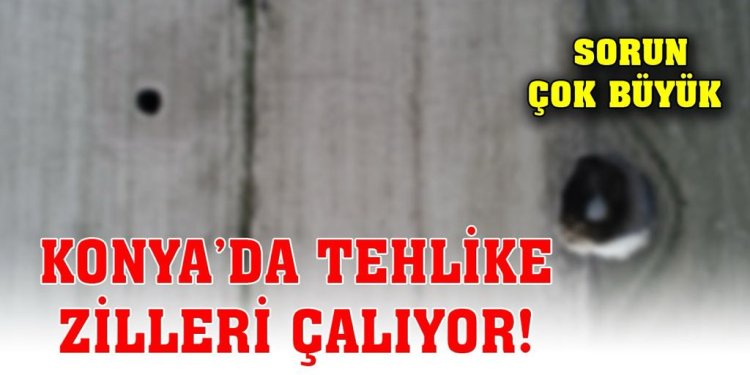 Konya’da tehlike zilleri çalıyor!