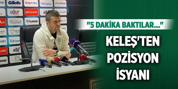 Konyaspor'da Hakan Keleş'ten hakem eleştirisi!