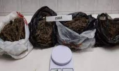 Konya'da uyuşturucu ticareti  yaptıkları iddiasıyla 2 şüpheli tutuklandı