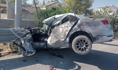 Aksaray- Konya kara yolunda otomobil takla attı: 1 ölü, 3 yaralı