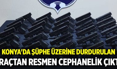 ARAÇTA CEPHANELİK BULUNDU
