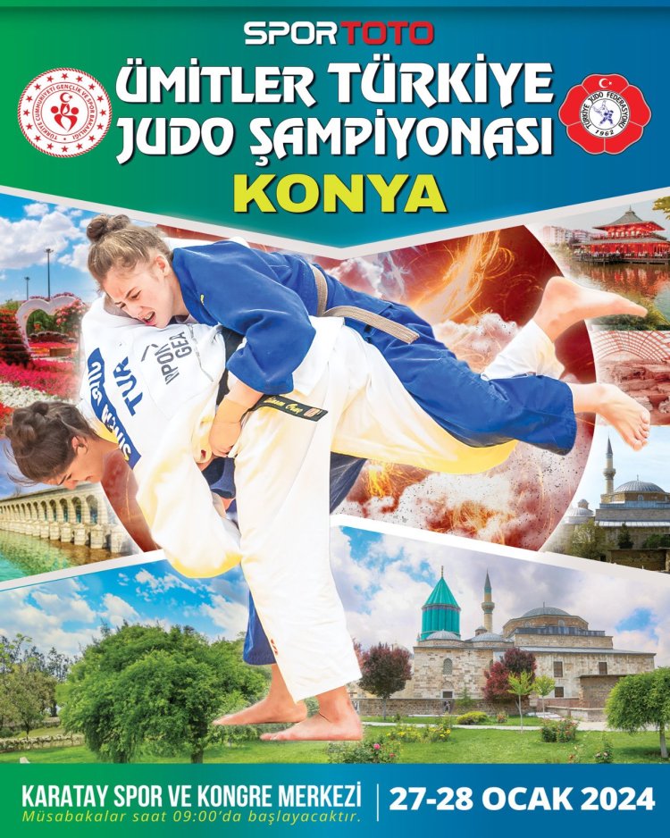 JUDO ŞAMPİYONASI KONYA’DA YAPILACAK