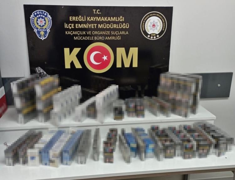 Konya’da kaçakçılara operasyon: 13 gözaltı