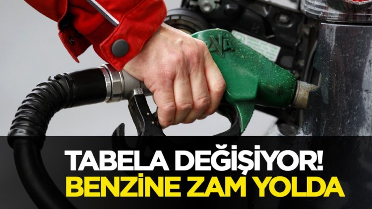 Benzine zam geliyor