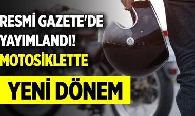 Motosiklette yeni dönem