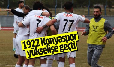 1922 Konyaspor yükselişe geçti