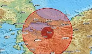 Bursa'da 4.1 büyüklüğünde deprem!