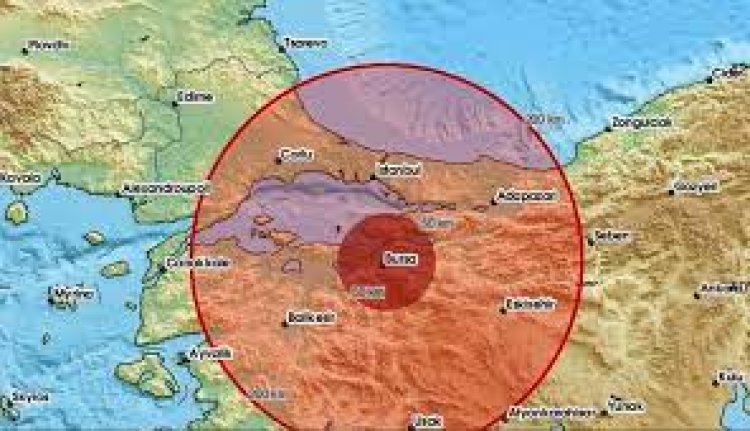 Bursa'da 4.1 büyüklüğünde deprem!