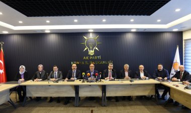 Ak Parti il Başkanlığı basını  toplantısı yaptı.