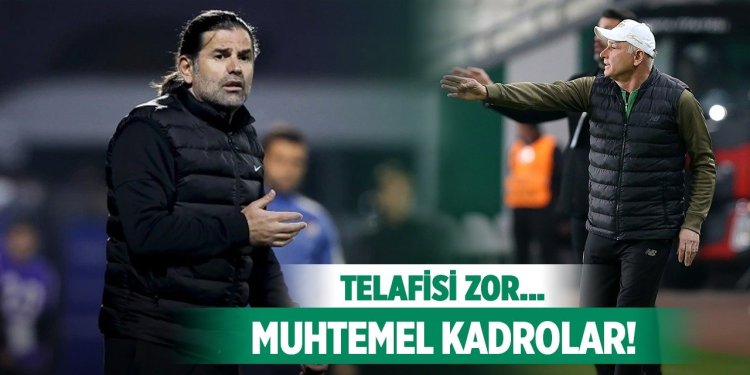 Pendikspor-Konyaspor, Muhtemel kadrolar!