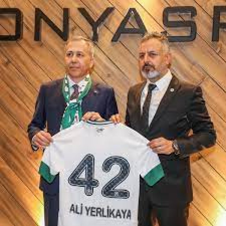 İçişleri Bakanı Ali Yerlikaya'dan Konyaspor'a ziyaret