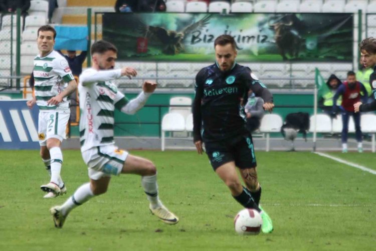 Konyaspor’dan İki penaltı golü, Ad. Demirspor  2 gol  KAZANAN YOK : 2-2