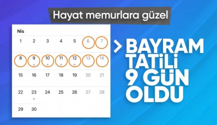 Çalışanlar için 9 güne çıkarılacağı açıkladı