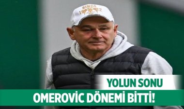 Konyaspor'da Omerovic dönemi bitti!