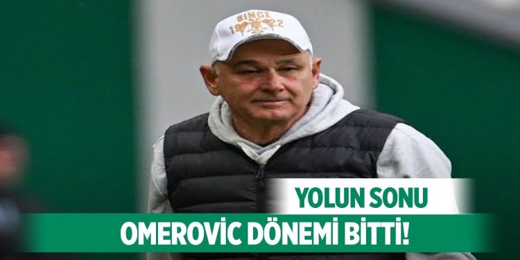 Konyaspor'da Omerovic dönemi bitti!