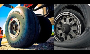 Dün İstanbul, bugün Antalya! Corendon'a ait uçağın inişte ön tekeri patladı