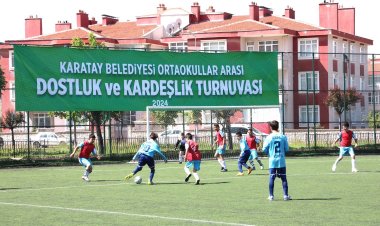 Karatay’da “3. Ortaokullar Arası Dostluk ve Kardeşlik Futbol Turnuvası”” başladı
