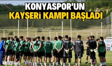 Konyaspor'un Kayseri kampı başladı