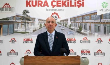 Meram'ın Büyük Sanayi Hamlesi , Sanayi Yapı Kooperatifi'nde Kuralar Çekildi