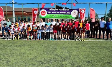 Seydişehir'de Yaz Kur'an Kursları  Futbol Turnuvaları sona erdi