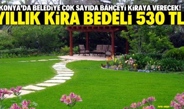 Yıllık kirası  530 TL
