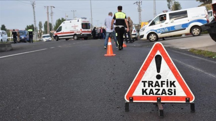 Konya'daki trafik kazasında karı koca yaralandı