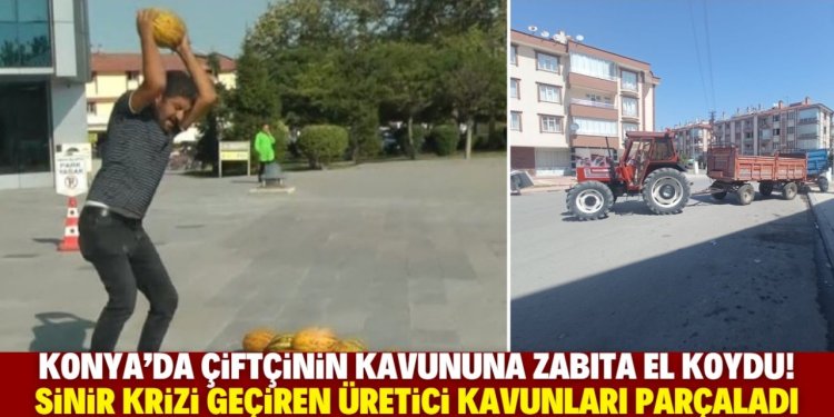 Konya'daki o belediyenin  önünde sinir krizi geçirdi!