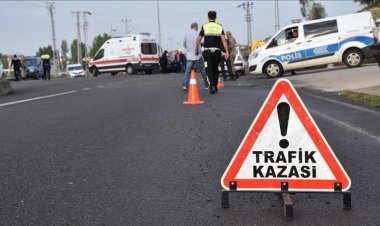 Konya'daki trafik kazasında karı koca yaralandı