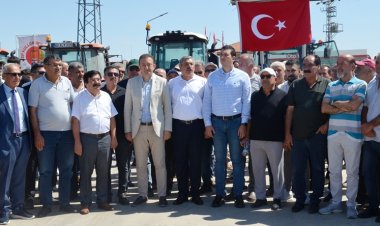 Yunak’taki çiftçi eylemine, Bektaş’tan destek