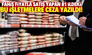Ticaret Bakanlığı sektör ve fahiş fiyat denetimlerinde bu yıl 327,4 milyon lira ceza kesti