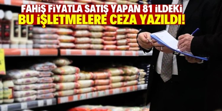 Ticaret Bakanlığı sektör ve fahiş fiyat denetimlerinde bu yıl 327,4 milyon lira ceza kesti