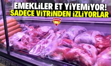 Emekliler eti sadece kasap vitrininden izliyor!