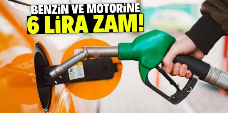 Benzin ve motorine dev zam!