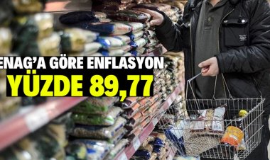 ENAG enflasyon oranını açıkladı! Yüzde 89,77
