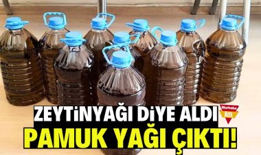 SAHTE ZEYTİNYAĞI SATIŞI