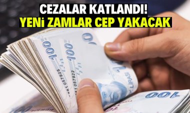 İdari para cezaları yılbaşından itibaren artırılacak