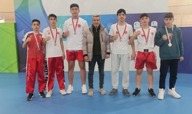 Karataylı kick-boksçular 6 madalya kazandı