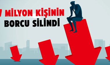 400 bin kişinin borcu silindi!