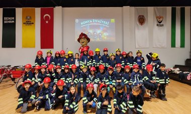 Öğrencilerden İtfaiyeye ziyaret..