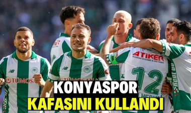 Konyaspor kafasını kullandı