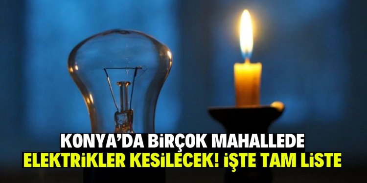 ELEKTRİK KESİNTİSİ