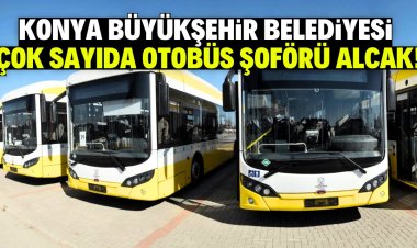 Büyükşehir Belediyesi otobüs şoförü alacak