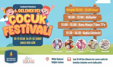 GELENEKSEL ÇOCUK FESTİVALİ BAŞLIYOR